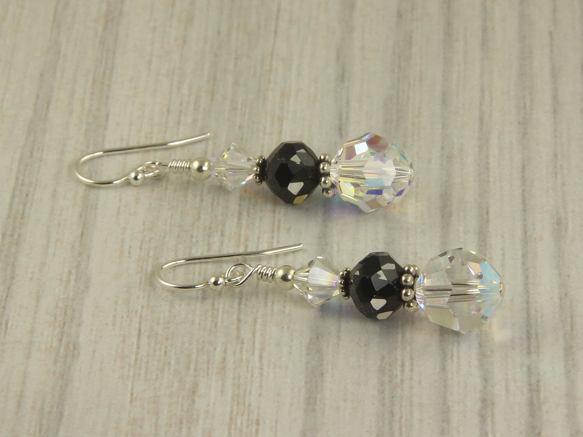 Cosmic Crystal Drop Beaded Earrings for Women - Elegant Bohemian Dangle Earrings with Sparkling Beads | Perfect for Parties, Weddings & Everyday Wear