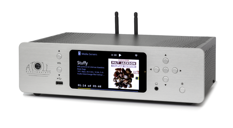 Atoll MS120 High-Resolution Audio Streamer & DAC - Wireless Music Streaming for Home Theater & Audiophile Systems