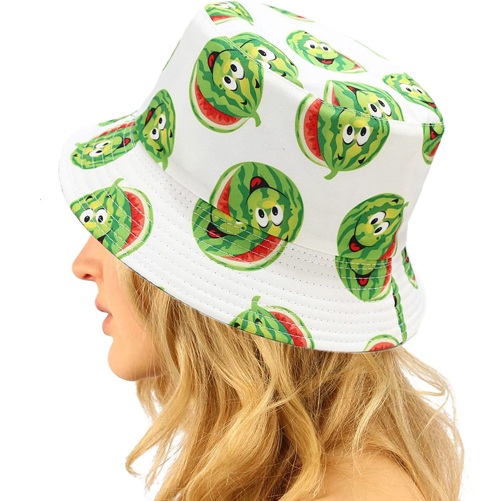 Seven Wolves Women's Reversible Summer Sun Bucket Hat - UPF 50+ UV Protection Fisherman Beach Hat for Travel, Outdoor, and Gardening | Lightweight & Breathable Sun Visor for Women