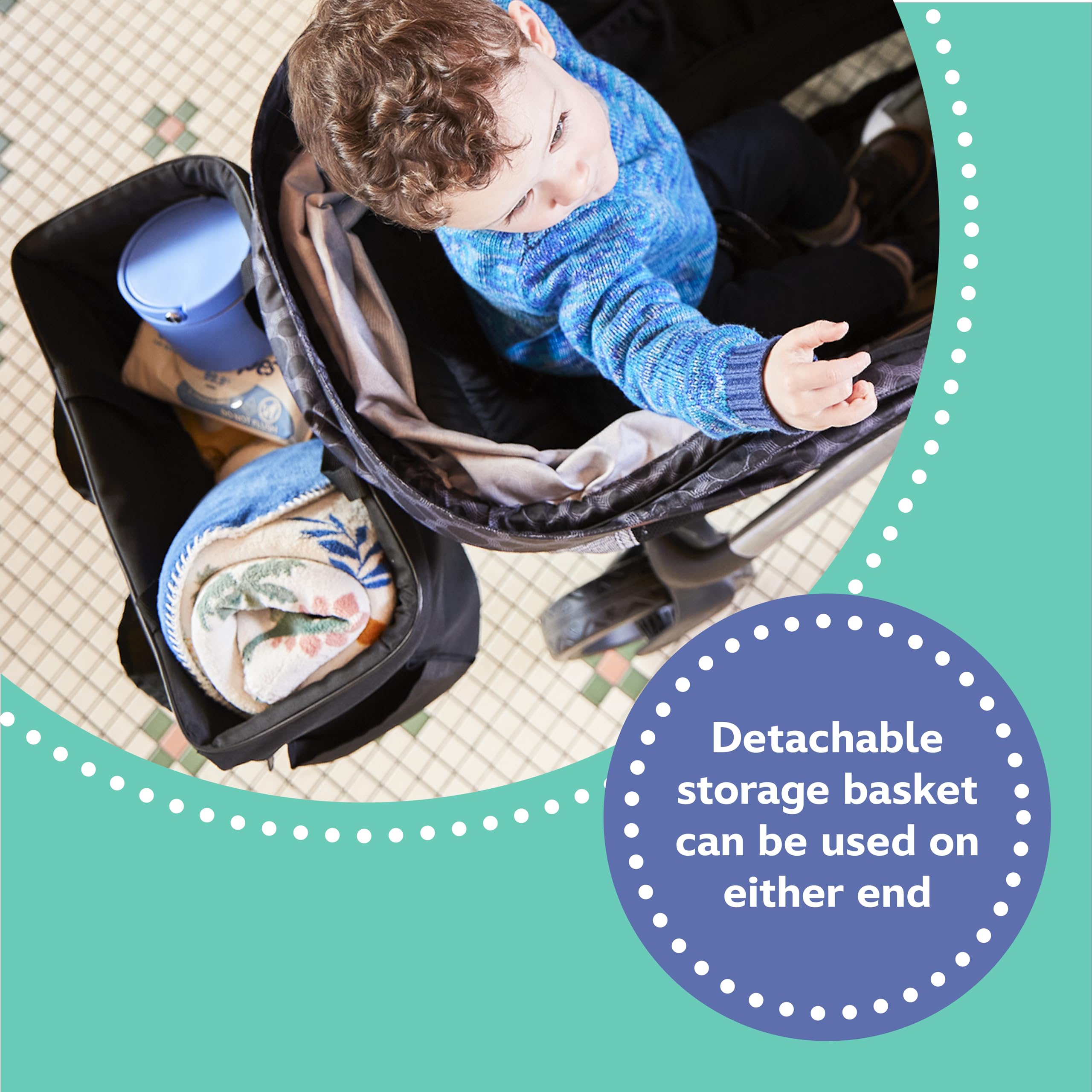 Disney Baby Summit Wagon Stroller for 2 Kids - Double Seater with Removable Child Tray & 2 Cup Holders - Mickey Mouse Design - Perfect for Park Outings, Shopping & Family Walks