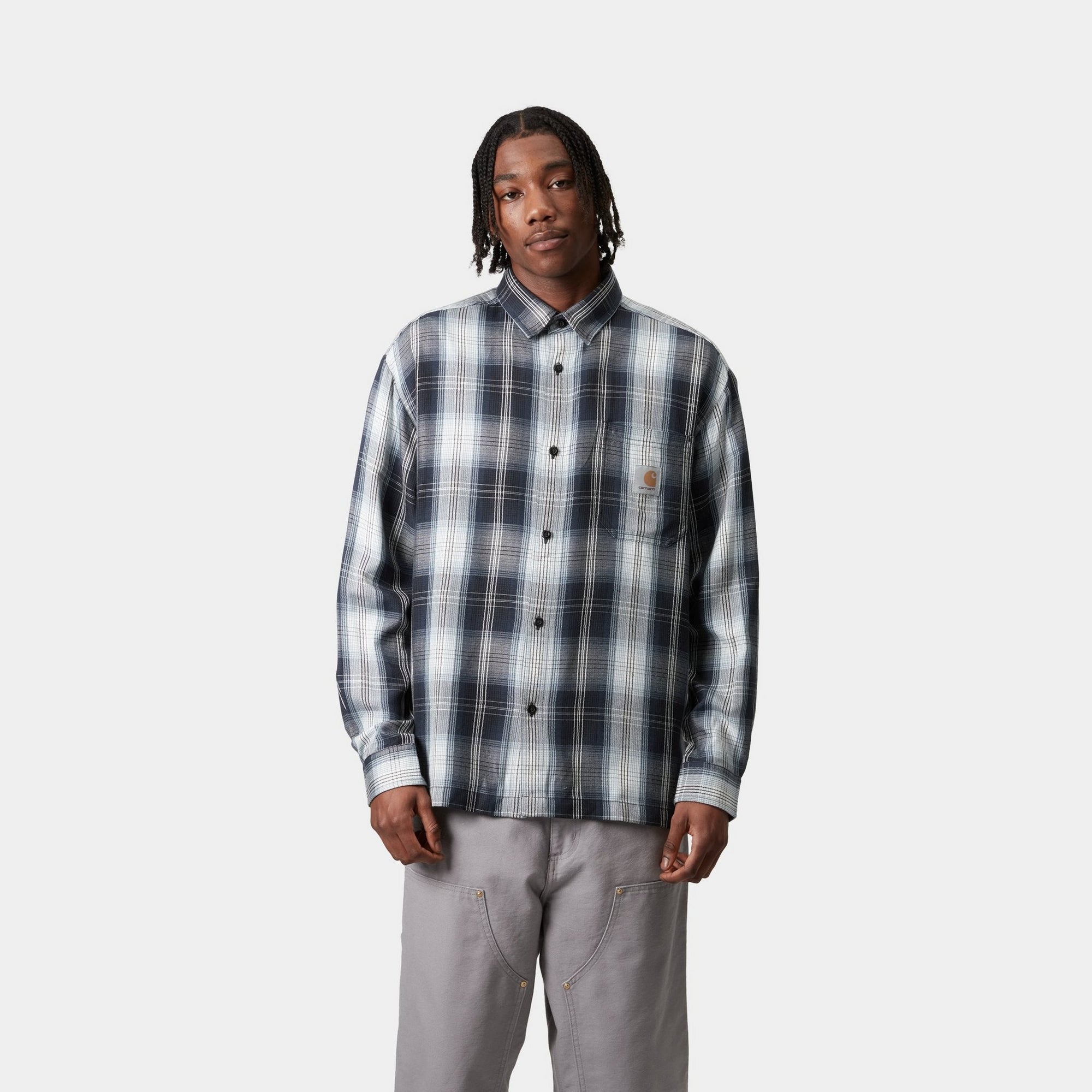 Blanton Men's Checkered Flannel Shirt - Casual Button Down Plaid Shirt for Men | Mizar | Perfect for Outdoor Adventures, Casual Wear & Layering