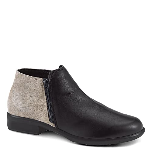 Soft Black Lthr/Speckled Beige Lthr