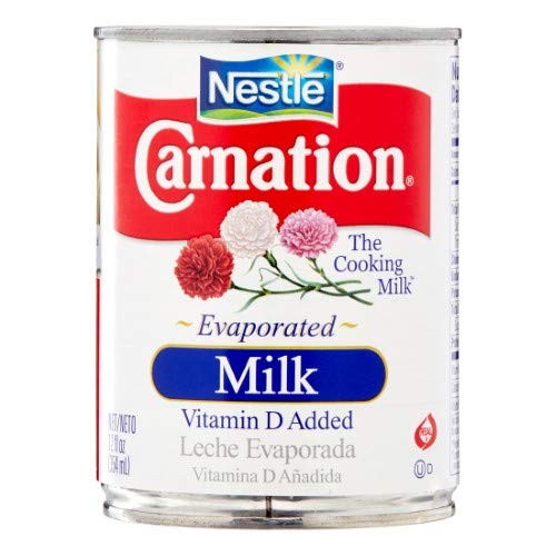 Carnation Evaporated Milk - 12 oz Cans (Pack of 36) | Shelf-Stable Milk for Baking, Coffee & Cooking | Perfect for Desserts, Sauces & Creamy Recipes