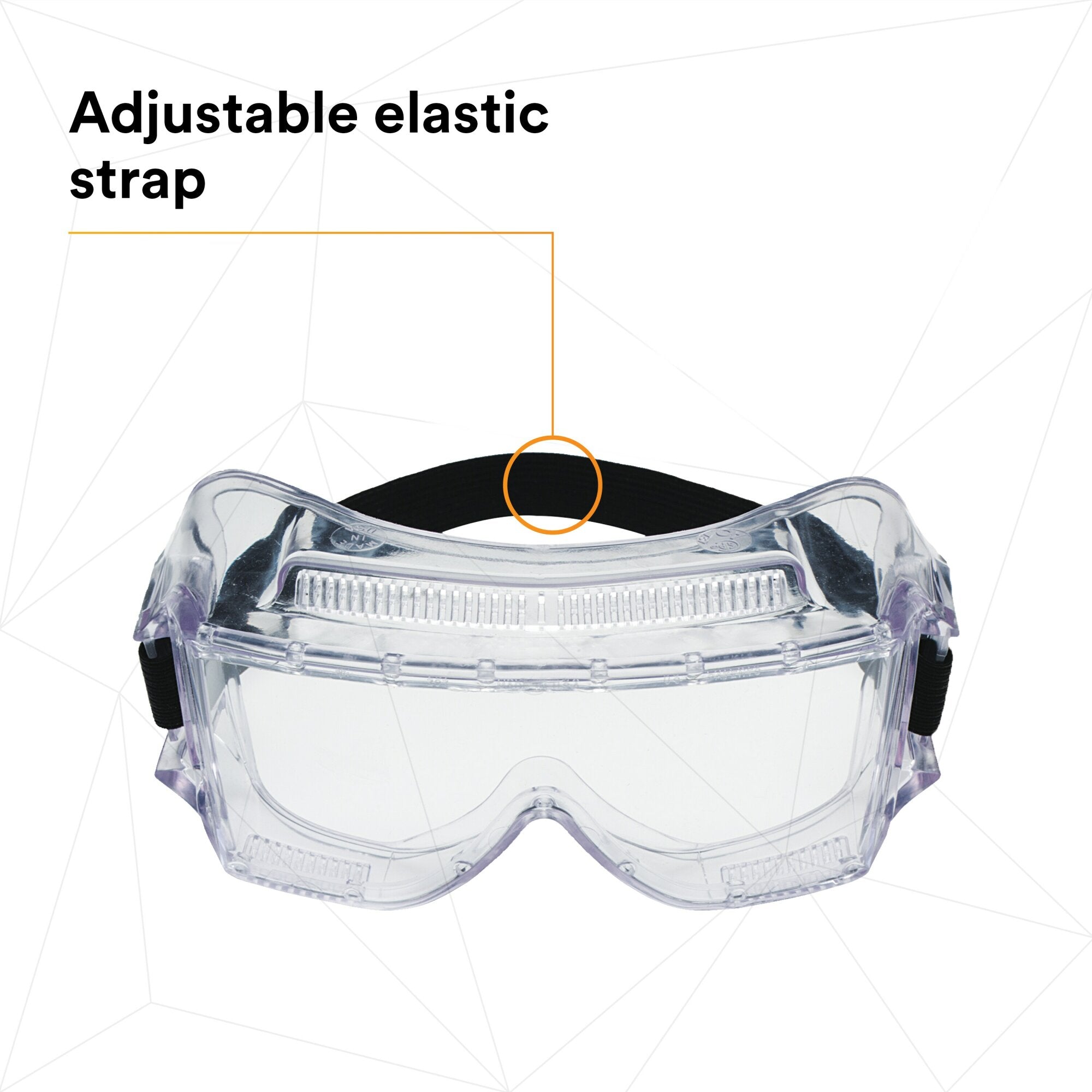 3M Centurion Impact Safety Goggles 452AF with Anti-Fog Clear Lens - Protective Eyewear for Construction, Lab Work & DIY Projects