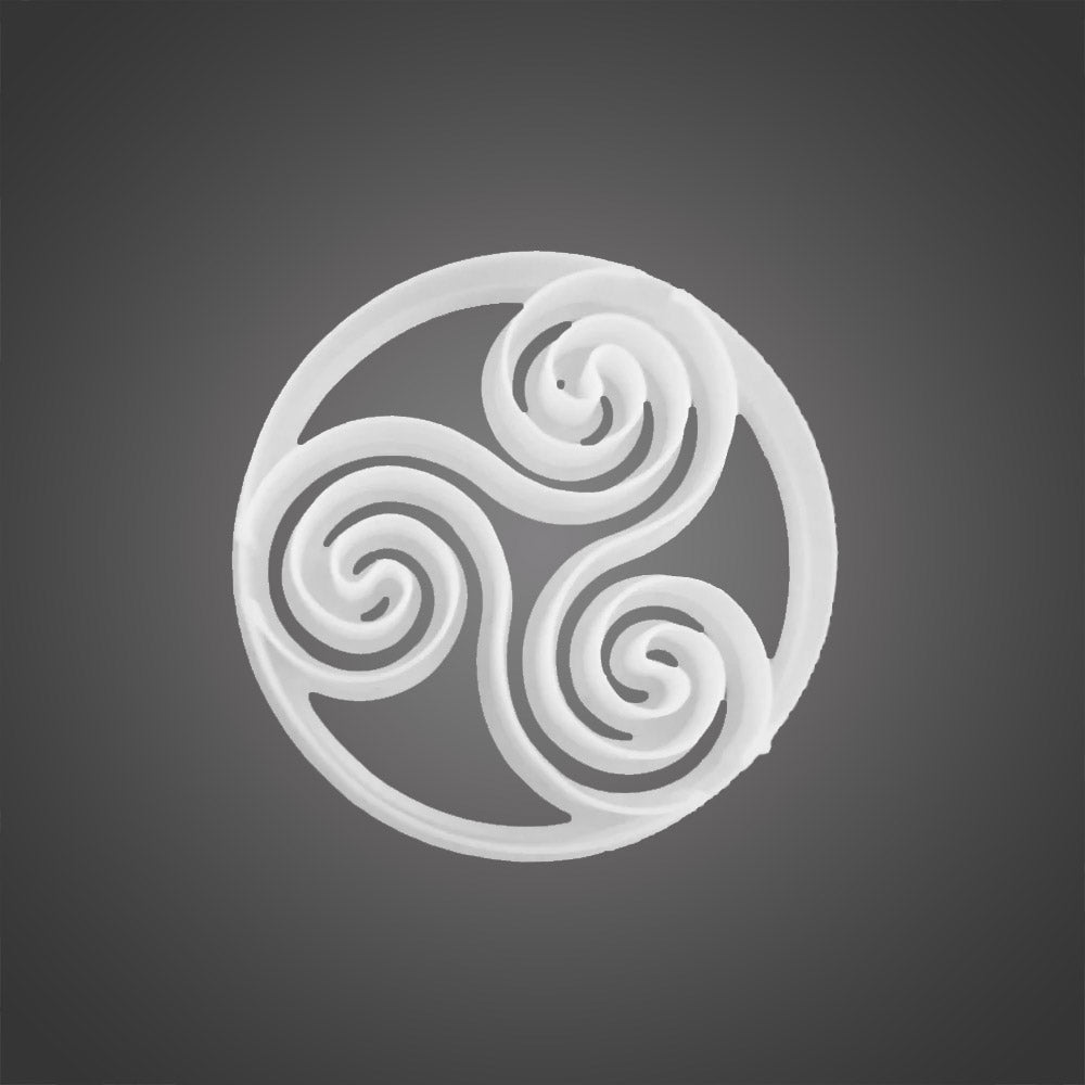 Celtic Triskelion Symbol Henna Tattoo Stamp Kit - Perfect for DIY Body Art, Temporary Tattoos, and Festival Makeup