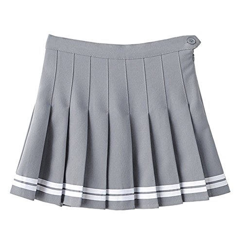 Grey + White Stripe