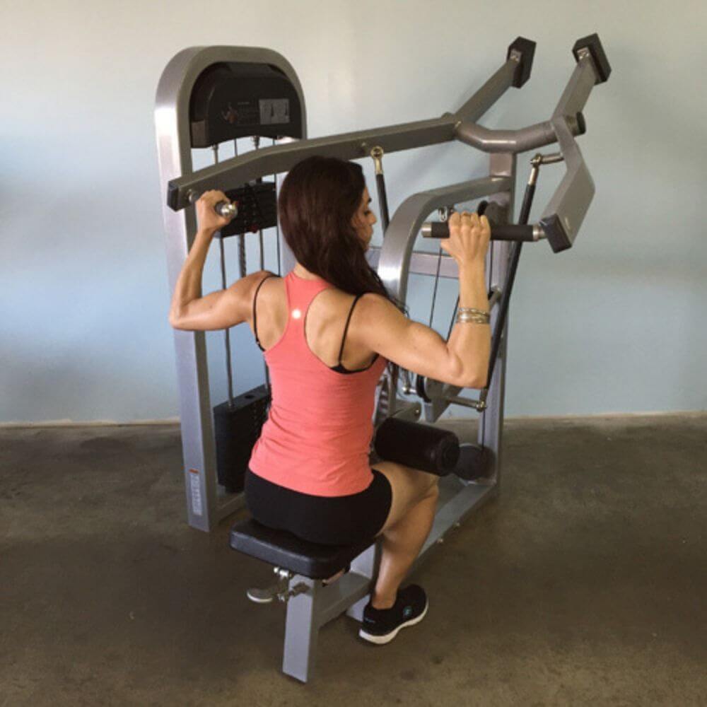 Muscle D Classic Line Lat Pulldown Machine MDC 1013 - Professional Strength Training Equipment for Home & Gym Use - Perfect for Back Workouts and Muscle Building