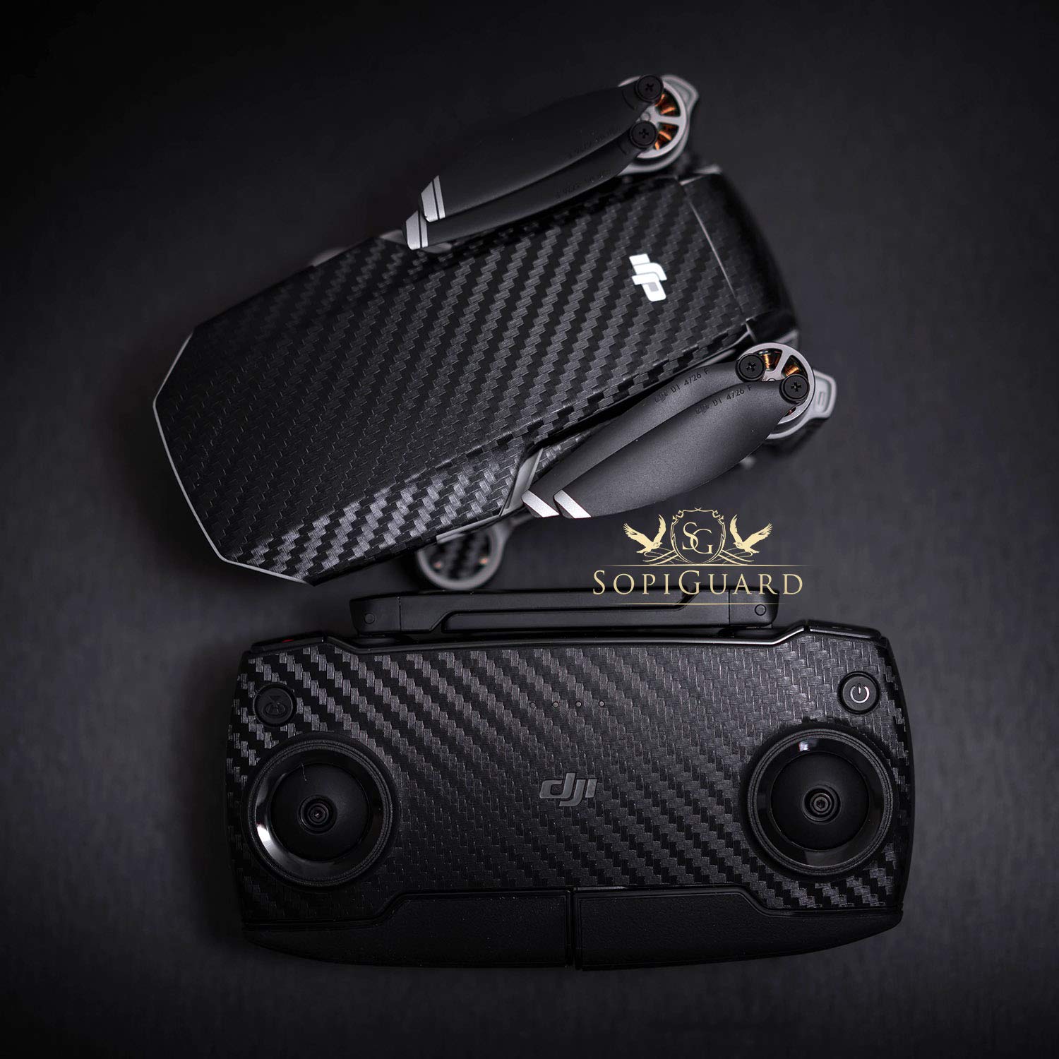 3M Carbon Fiber Vinyl Sticker Skin for DJI Mavic Mini Drone - Protective Wrap with Anti-Scratch Surface | Perfect for Outdoor Adventures, Aerial Photography & Travel Protection