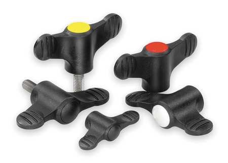 M5 Blind Hole Hand Knob - 6 Pack for Cabinet, Furniture & DIY Projects - Durable & Easy to Install