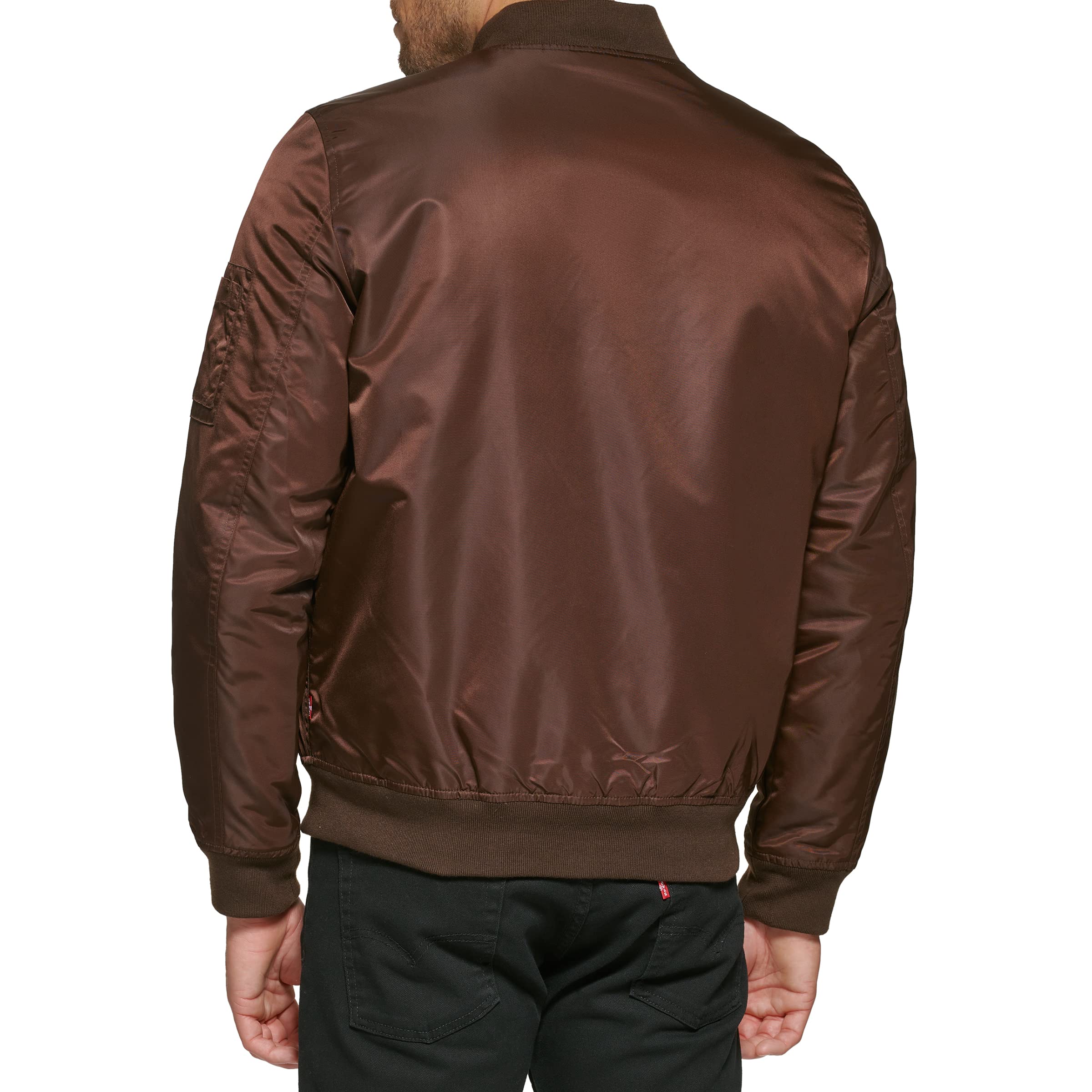 Levi's Men's MA-1 Flight Lightweight Zip-Up Bomber Jacket | Classic Aviator Style | Perfect for Casual Wear, Travel & Outdoor Adventures