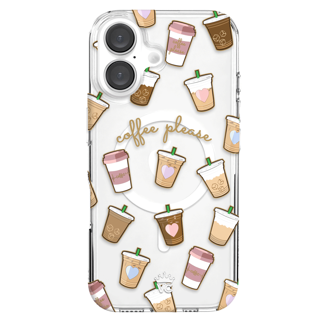 Premium Coffee First iPhone Case - Stylish & Durable Phone Cover for iPhone [Models] - Perfect for Coffee Lovers, Office Use & Daily Protection