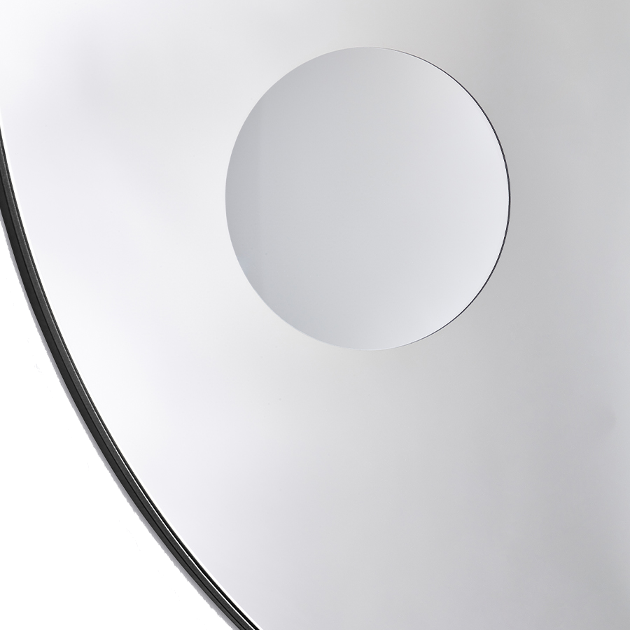 Large Round Wall Mirror - 36