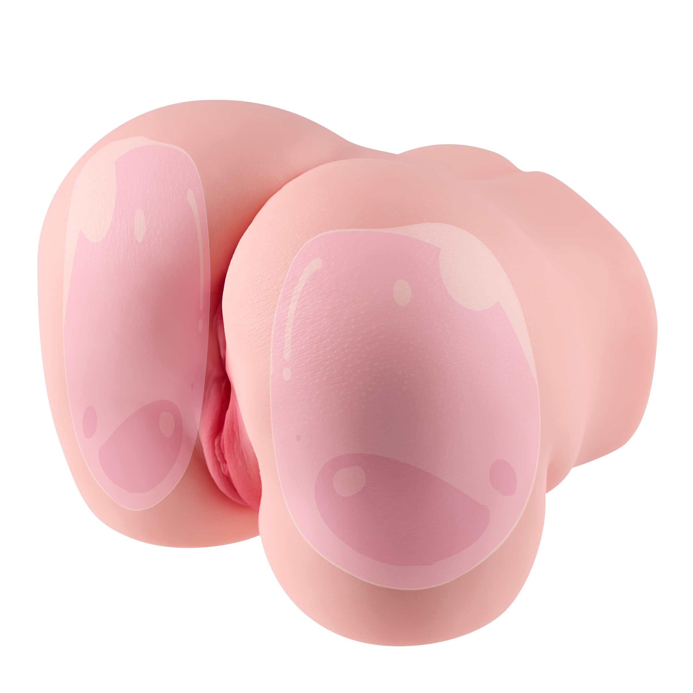 Realistic 9lb Male Masturbator - Super Soft Jelly Pocket Pussy & Anal Stroker with Female Body Hip Design | Adult Sex Toy for Men | Perfect for Solo Play, Couples Exploration & Discreet Pleasure