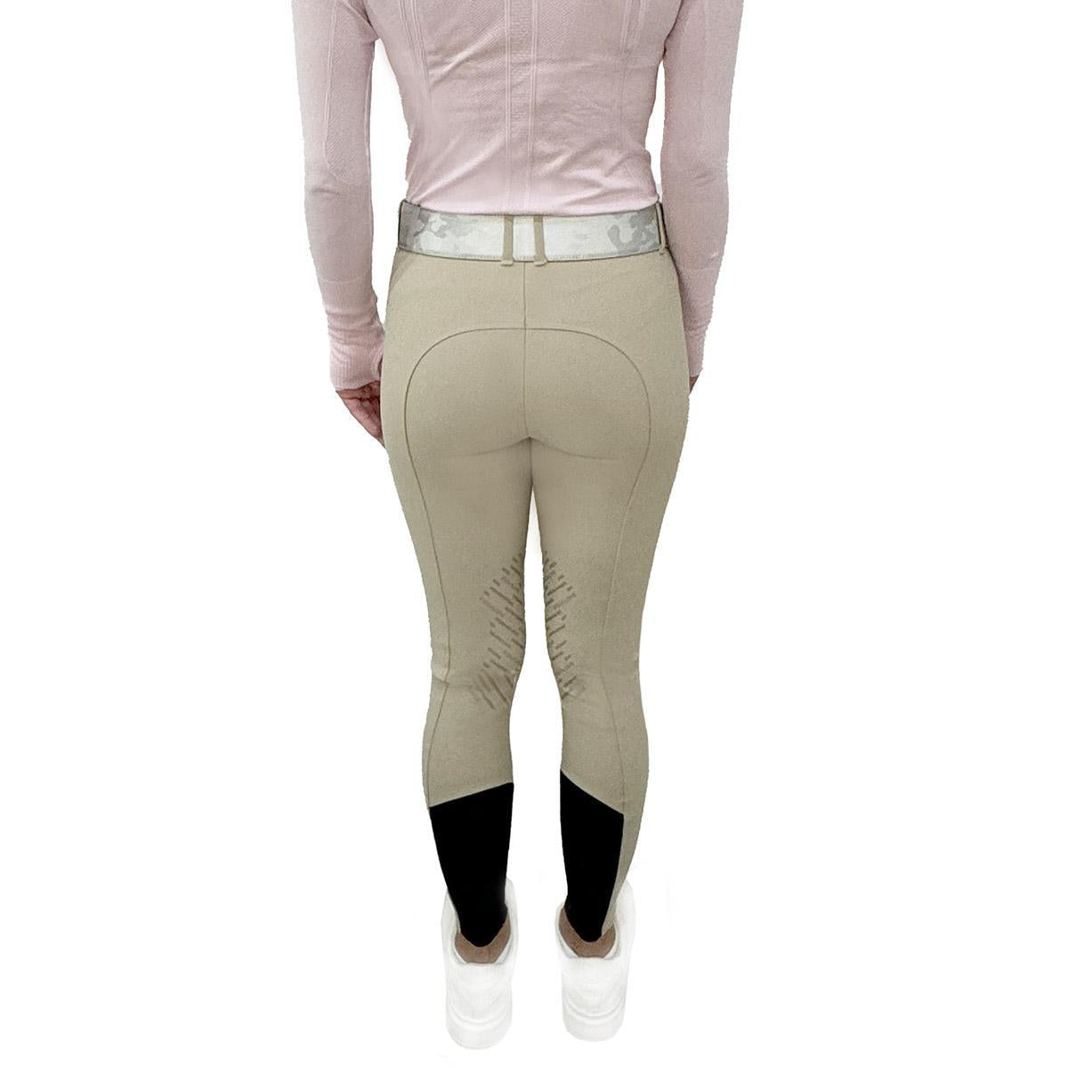 Equiline Women's CorneK Knee Grip Breeches - Equestrian Riding Pants for Horseback Riding & Dressage - Comfortable & Durable for Training & Competition