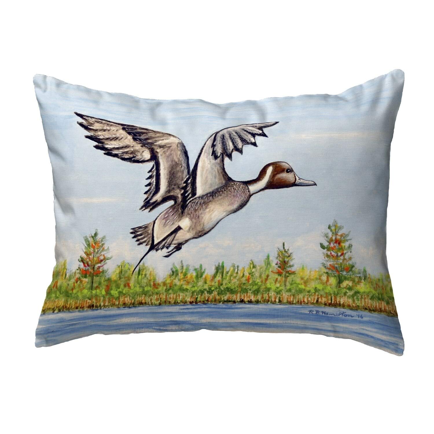 Betsy Drake KS394 Decorative Throw Pillow 11x14 Inches Multi-Color for Couch, Sofa & Bed - Soft Accent Pillow for Living Room, Bedroom & Home Decor