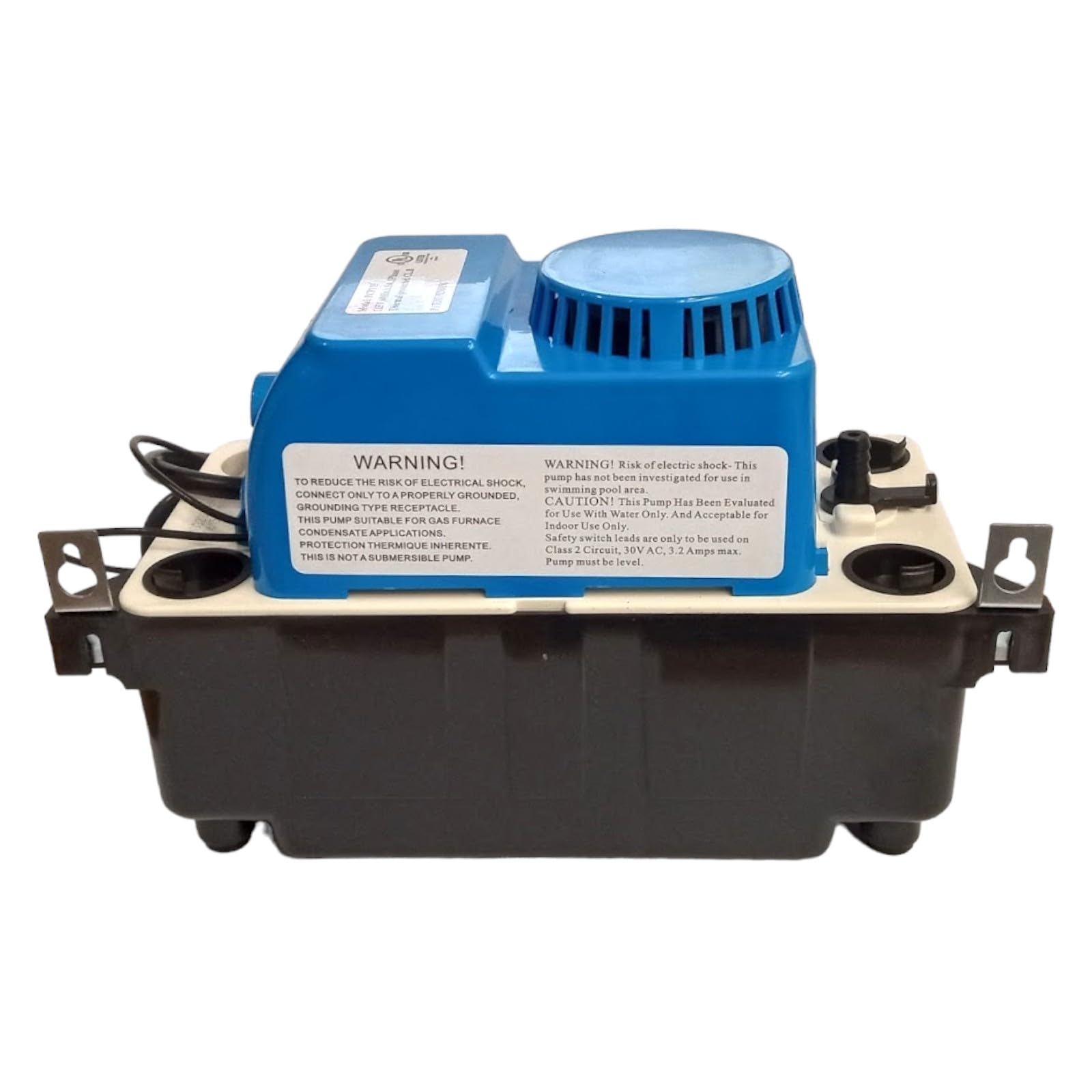 PCPUMP115 20' High Lift Condensate Pump with Loud Audible Alarm - Ideal for HVAC, Dehumidifiers, and Water Removal in Basements or Crawl Spaces