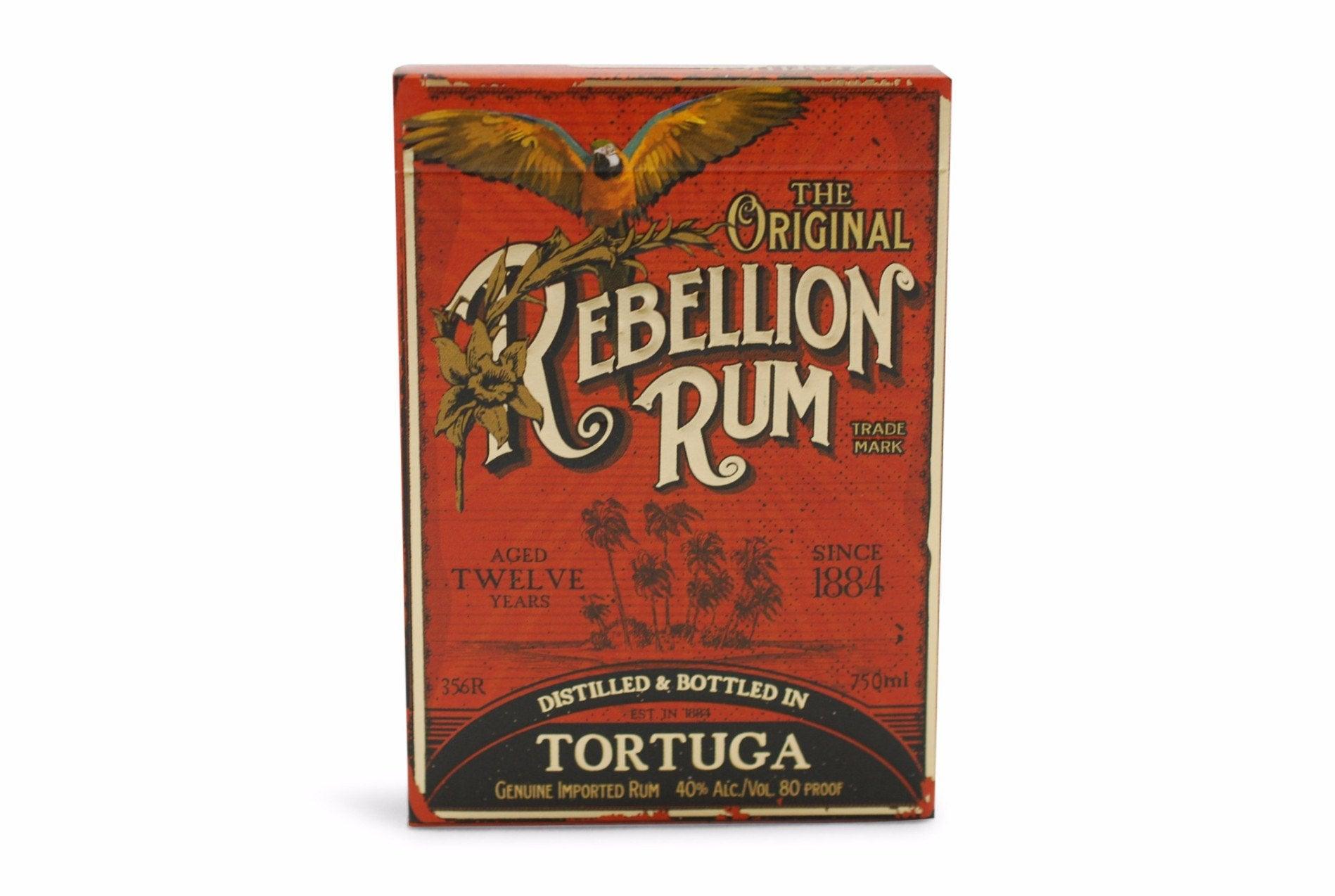 Rebellion Rum Themed Playing Cards - Premium Deck for Poker, Magic Tricks & Game Nights - Perfect for Parties, Gifts & Collectors