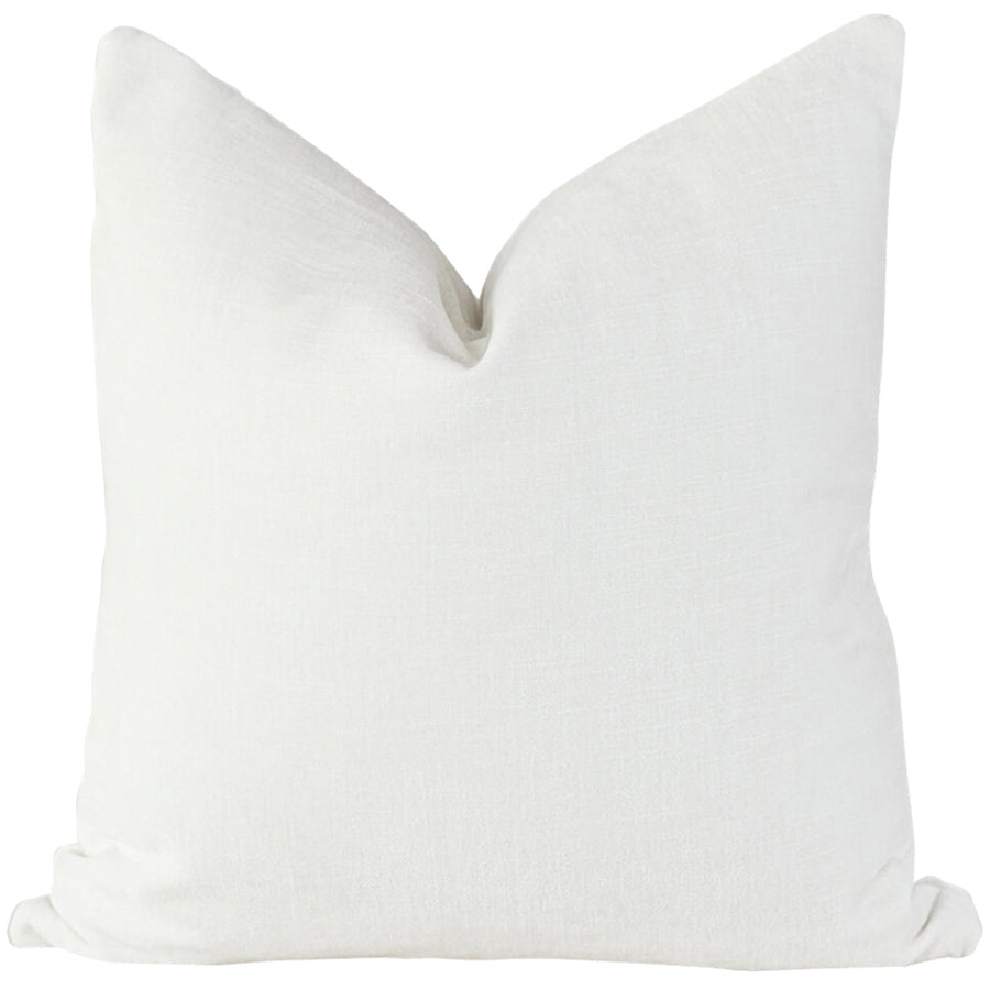 Luxury White Velvet Pillow Covers - Soft & Elegant Decorative Throw Pillow Cases for Sofa, Bed, Couch - Home Decor & Living Room Accessories