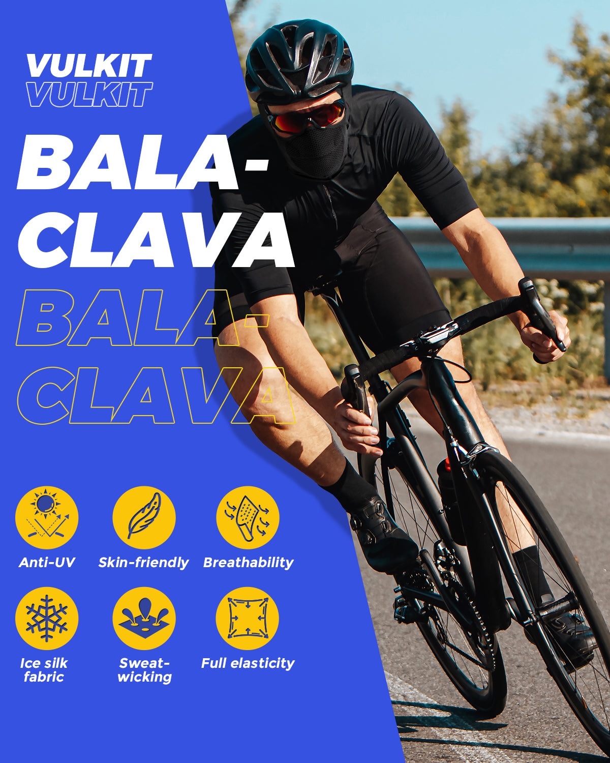 BA103 Breathable & Quick Drying Balaclava Face Mask - Lightweight Ski Mask for Winter Sports, Cycling & Outdoor Activities