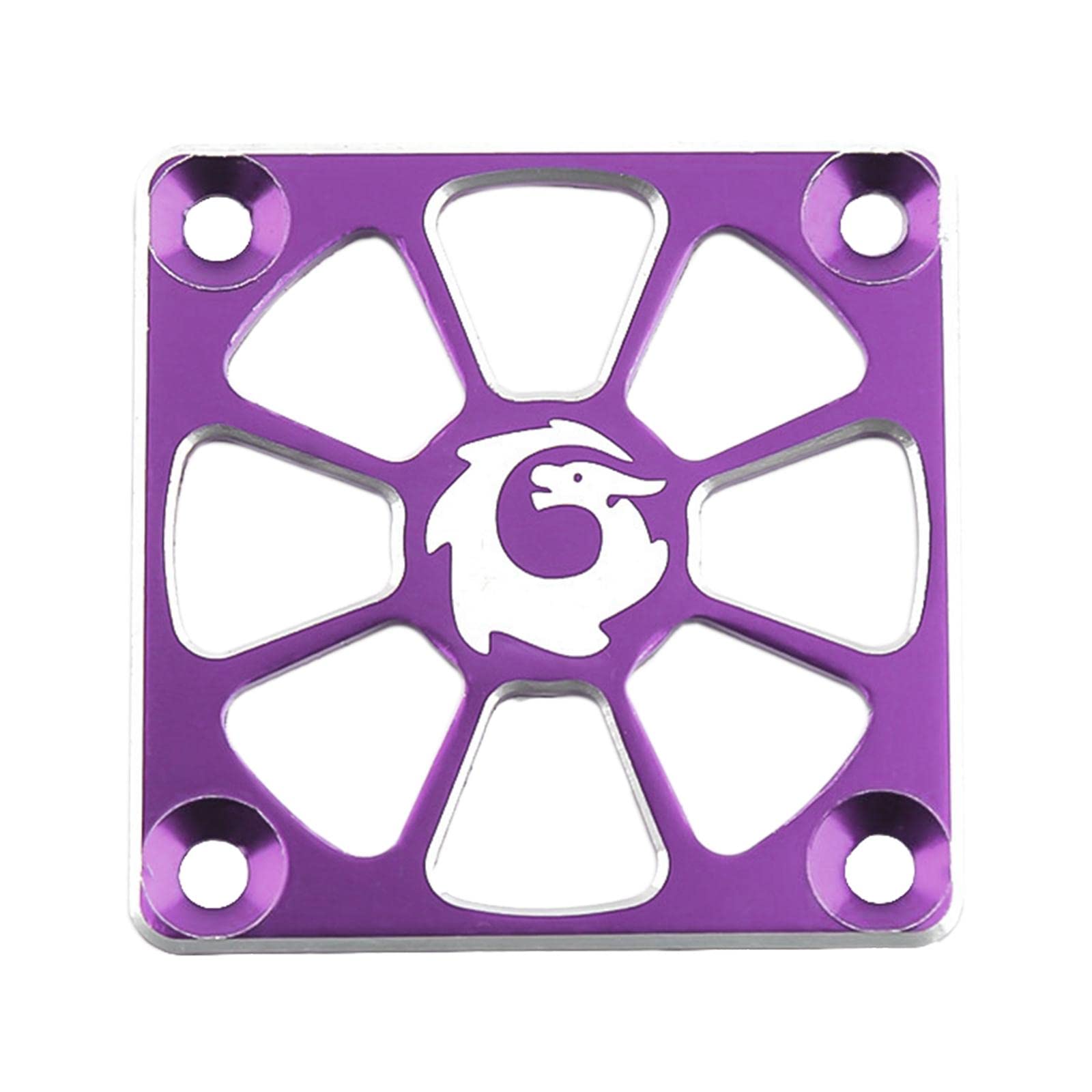 40mm RC Cooling Fan Cover - Metal Electric Motor & ESC Cooling Fan Protective Guard for RC Cars, Drones, Boats (Violet) | Durable Spare Parts for Enhanced Performance