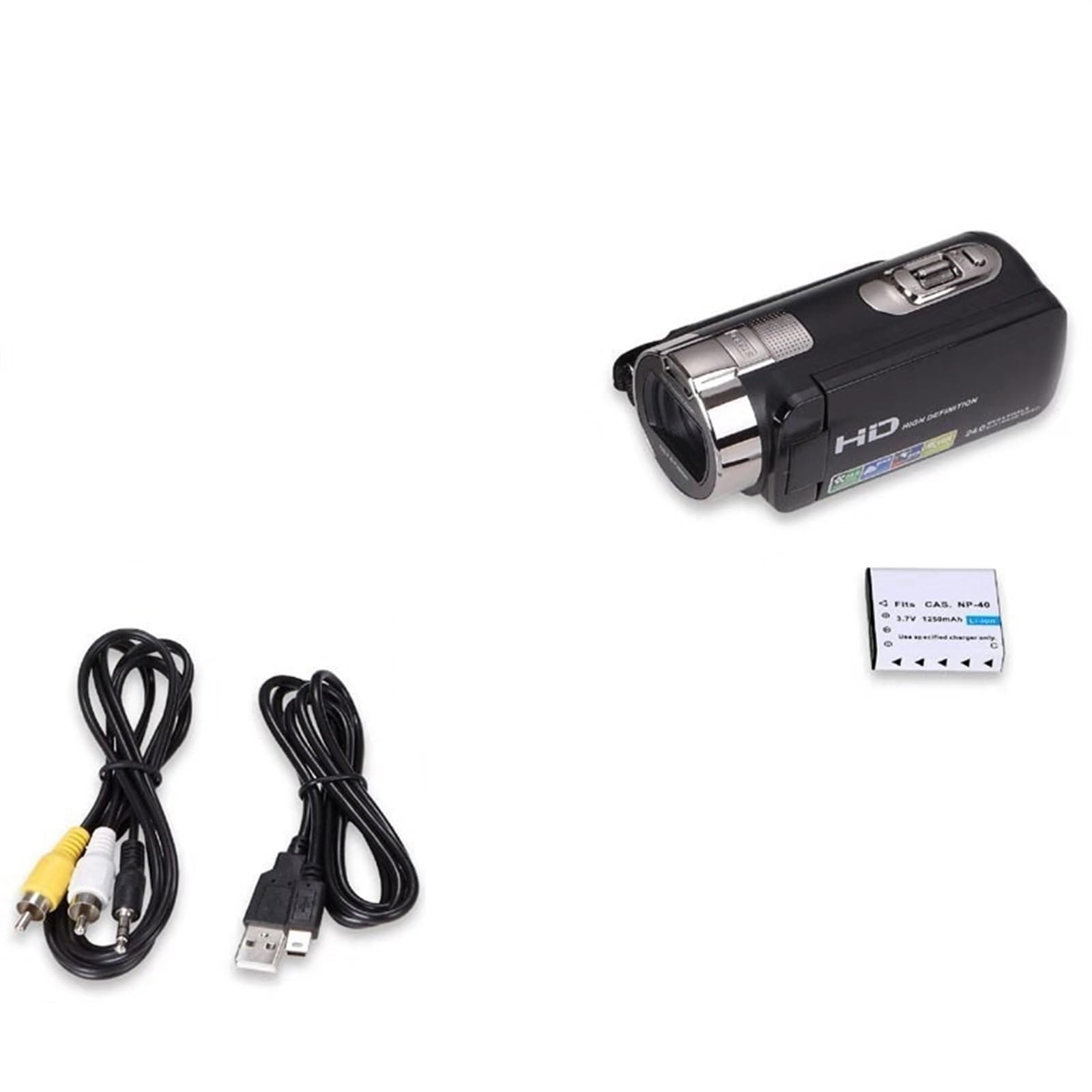 MZZYG 1080p HD Digital Camcorder with 24MP Camera & Remote Control - Professional Video Recorder for Vlogging, Travel, and Home Movies