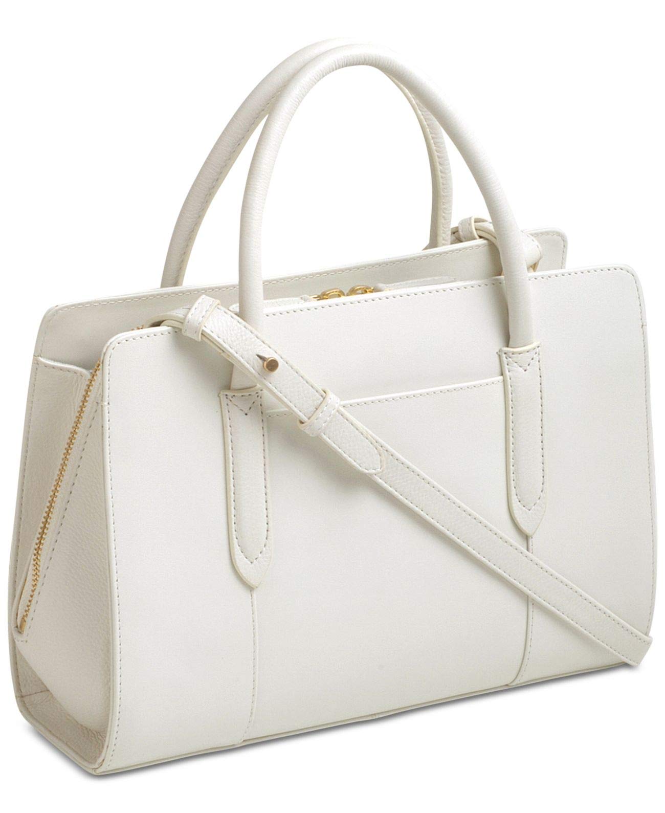 Radley London Liverpool Street Zip-top Chalk Leather Crossbody Bag - Stylish & Functional Purse for Women, Perfect for Work, Travel & Everyday Use