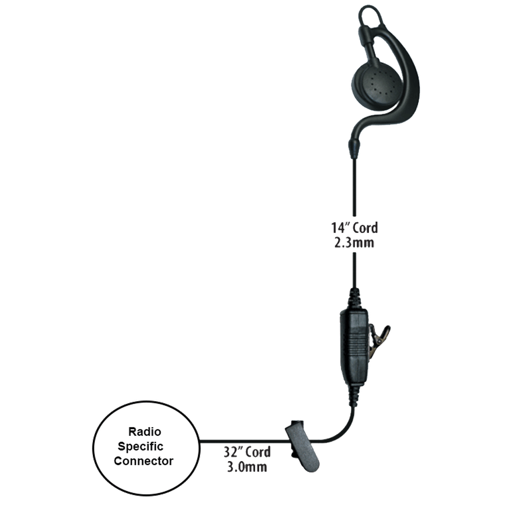 Klein Agent Earpiece - Professional Covert Surveillance Earpiece for Law Enforcement & Security - Discreet Communication Device for Undercover Operations, Bodyguard Protection & Private Investigations