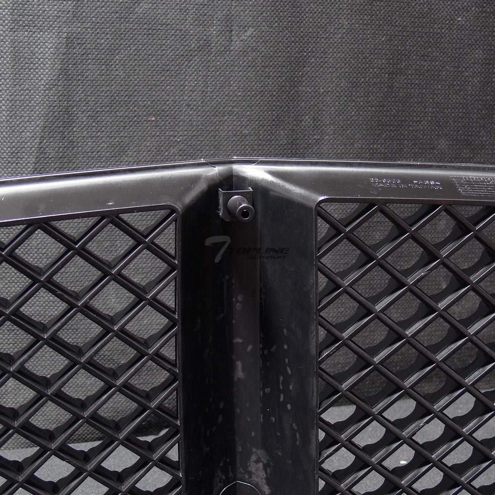 2006-2010 Dodge Charger Front Grill Replacement - Glossy Black Sport Mesh Style Hood Bumper Grille Guard | Compatible with All Models | Enhances Vehicle Appearance & Protection for Daily Driving & Car Shows