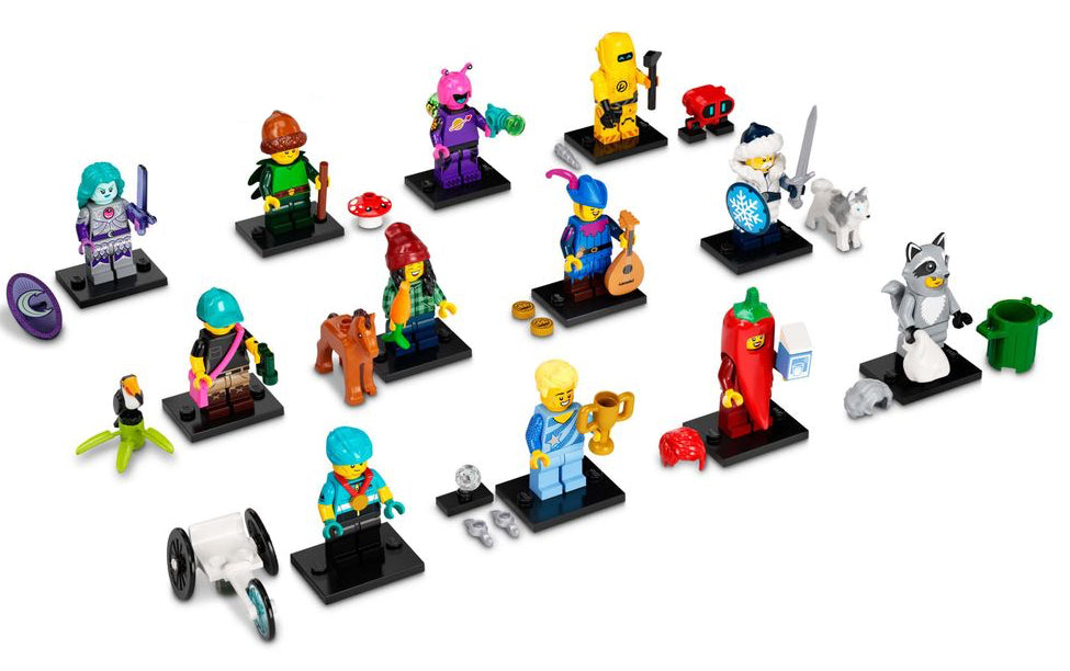 LEGO Minifigures Series 22 Complete Set of 12 Collectible Building Toys (71032) - Perfect for Kids Play, Display & LEGO Fans Collection