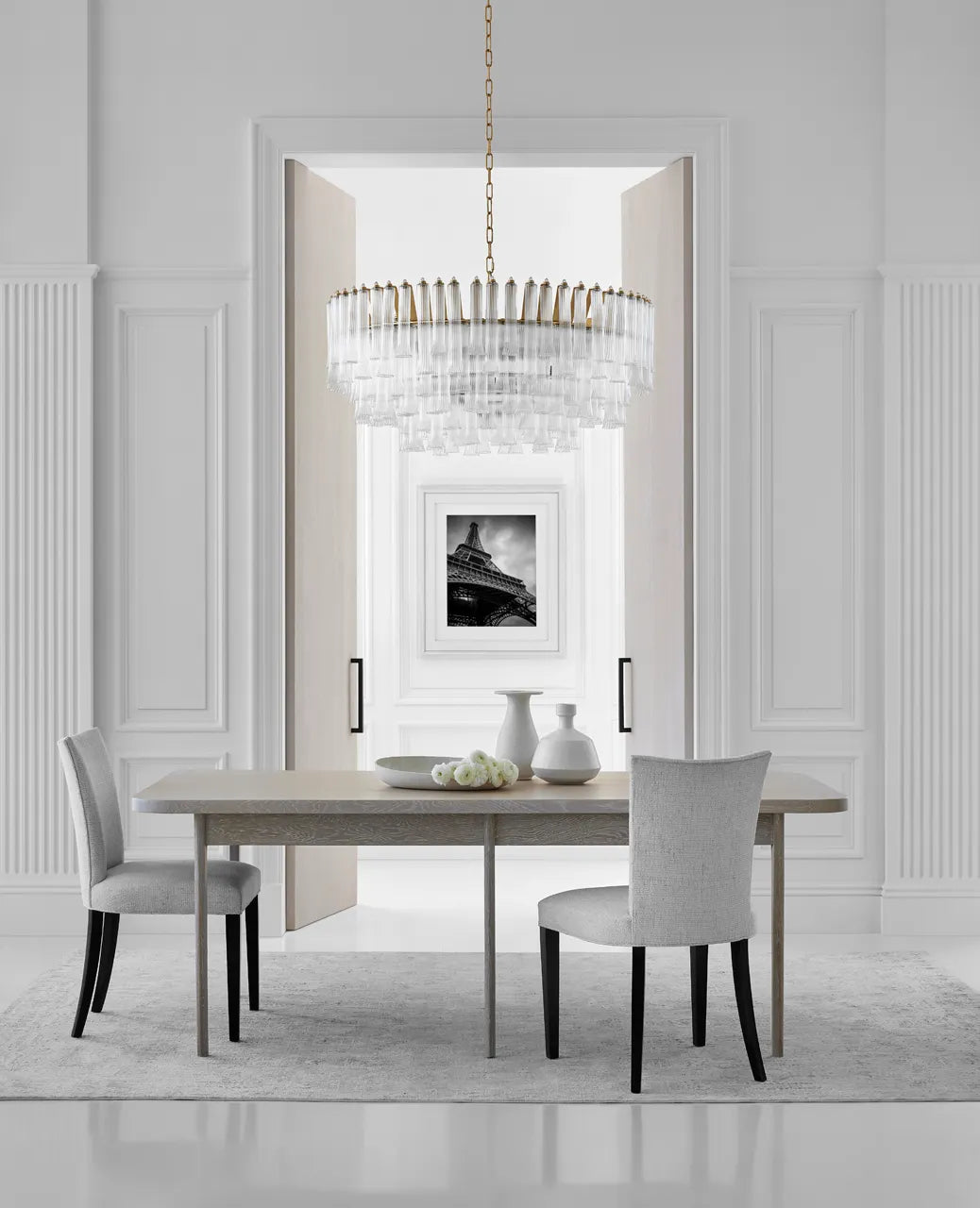 Lorenzo X Large Chandelier - Elegant Crystal Ceiling Light Fixture for Dining Room, Living Room & Bedroom | Modern Luxury Lighting for Home Decor