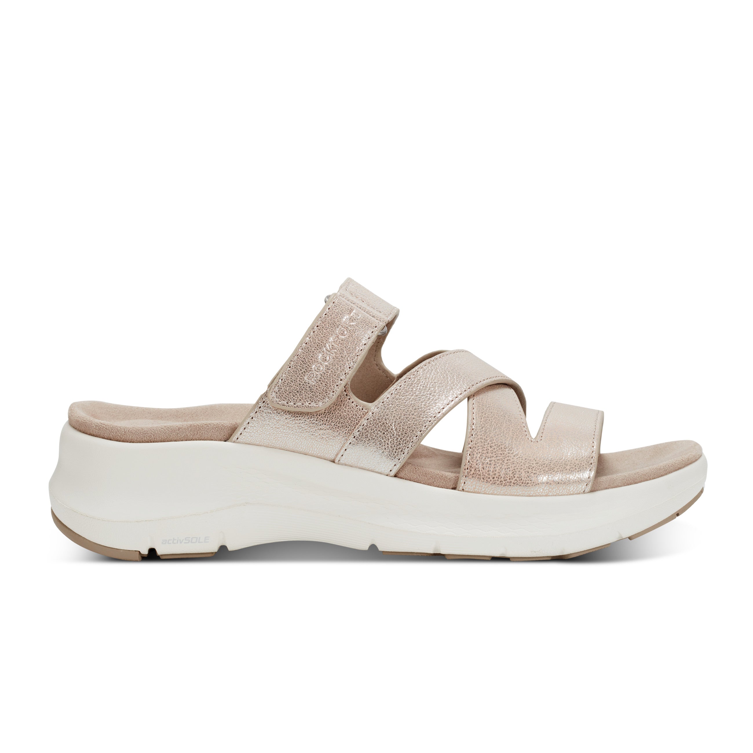 Women's Qwyn Slip-On Open Toe Strappy Casual Sandals - Comfortable Summer Walking Shoes for Beach, Vacation & Everyday Wear