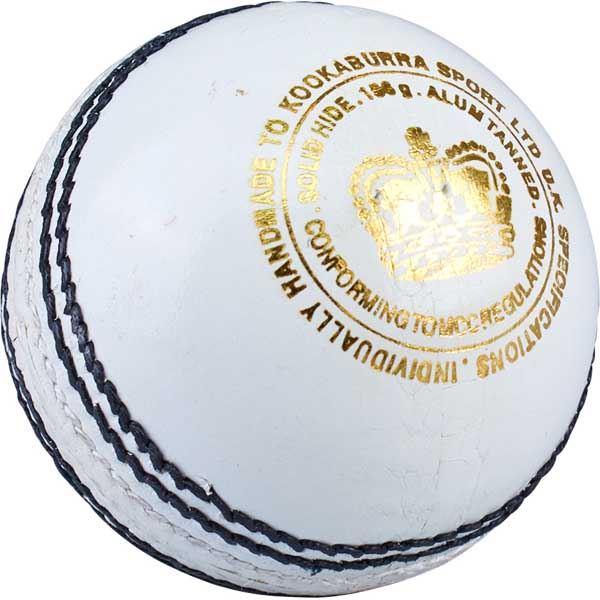 Kookaburra County Match Cricket Ball - Official Leather Cricket Ball for Professional & Amateur Matches - Perfect for Training, Games & Tournaments