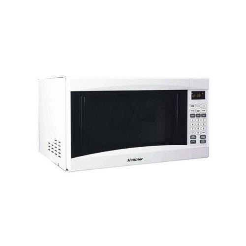 Multistar MW30W1000SHN 1000W White Microwave Oven 220V - Compact Countertop Appliance for Small Kitchens, Dorms & Offices