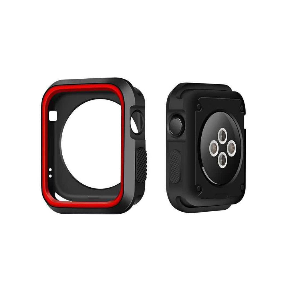 Durable Shockproof Silicone Case for Apple Watch Series 6 - Slim Fit Protective Cover for Workouts, Running & Everyday Use