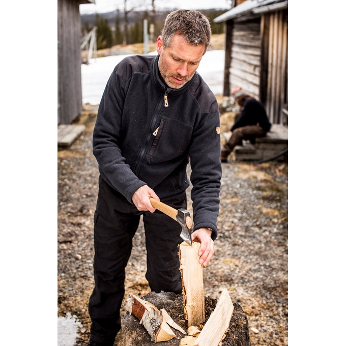 Men's Buck Fleece Jacket F81328 - Warm & Comfortable Outdoor Wear for Hiking, Camping, and Casual Use