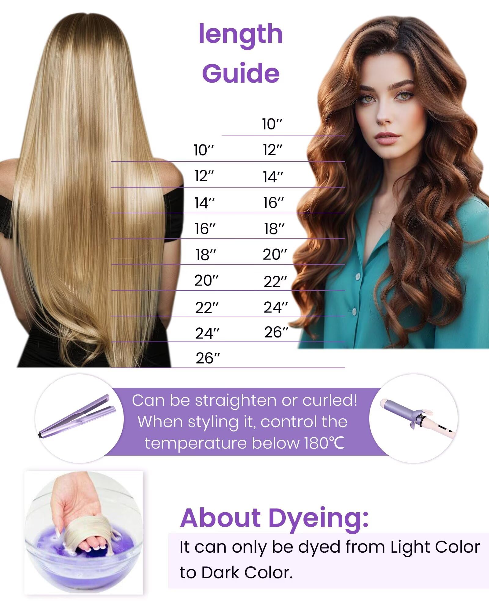 LaaVoo Ombre Tape-In Hair Extensions 20 Inch - Darkest Brown to Light Brown Blend, 20pcs 50g, 100% Human Hair, Silky Straight - Perfect for Parties, Weddings & Daily Styling