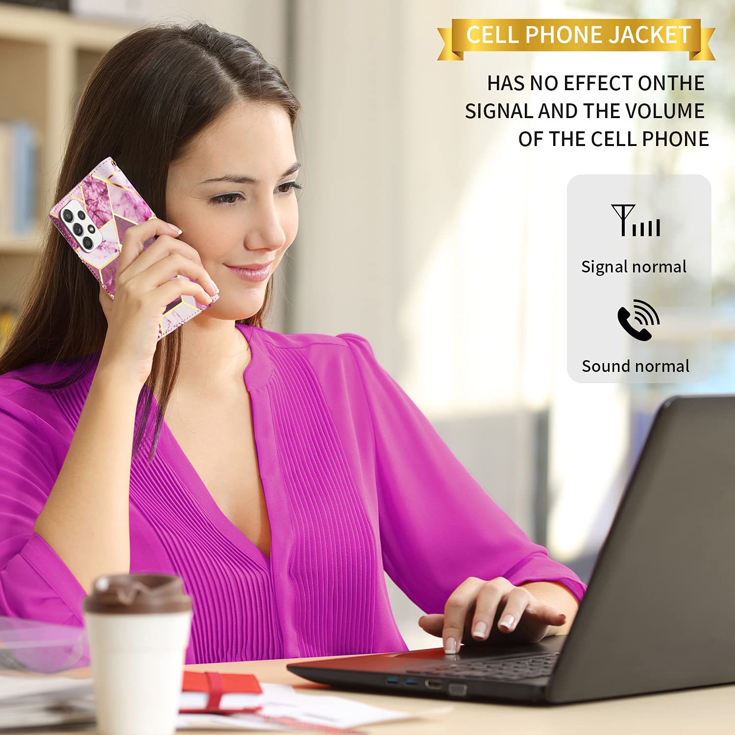 **ASUWISH Wallet Case for Samsung Galaxy A52 5G/4G with Tempered Glass Screen Protector – Flip Stand Card Holder Kickstand Phone Cover for Men & Women (Purple) – Perfect for Work, Travel & Daily Use**