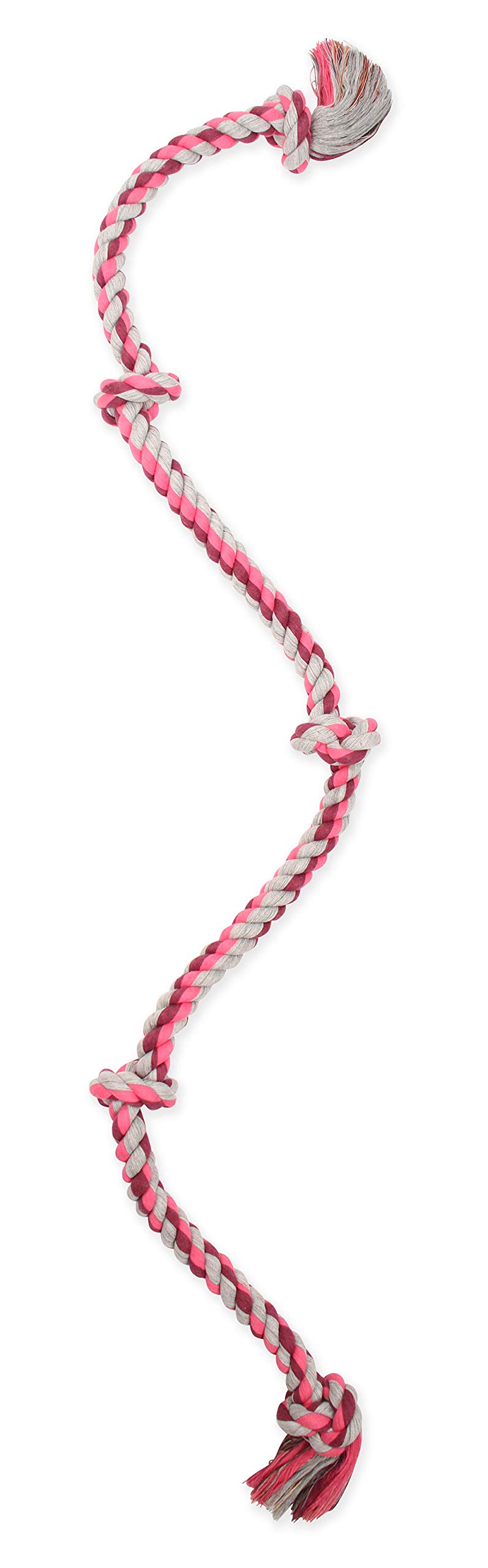 **Mammoth Flossy Chews Color Rope Tug – Durable Cotton-Poly Blend Dog Tug Toy for Interactive Play – Chew-Resistant Rope for Aggressive Chewers – Perfect for Fetch, Training & Bonding with Your Dog**