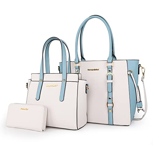 2 Tone Beige & Blue