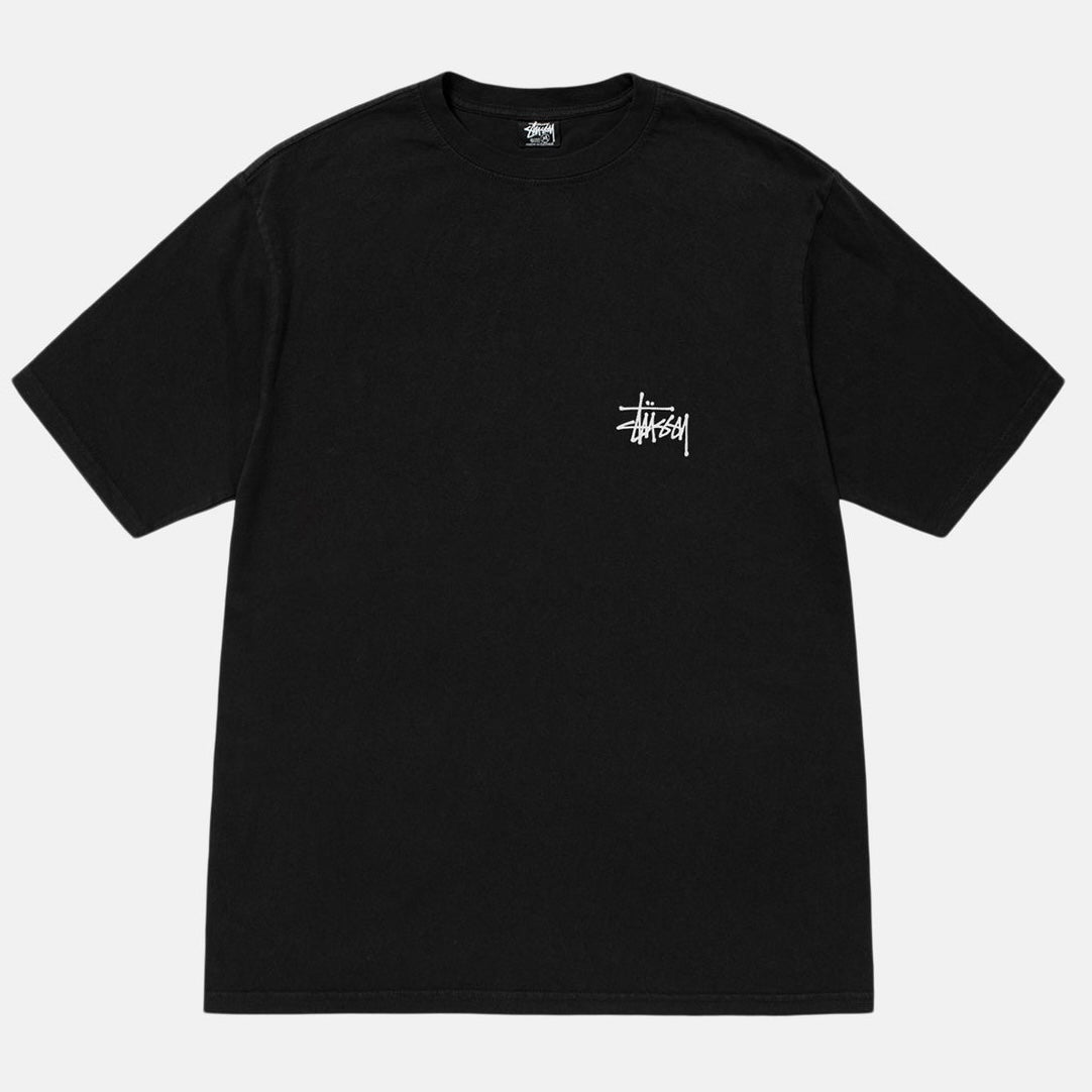 Stussy Basic Pigment Dyed Tee - Soft Vintage Washed Cotton T-Shirt for Men & Women | Perfect for Casual Wear, Street Style & Everyday Outfits