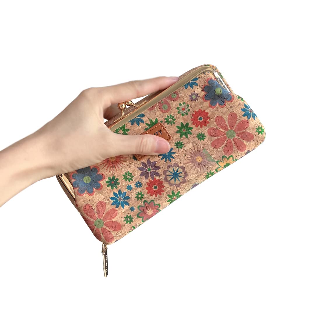 Aolaso Cork Purse for Women - Stylish Phone Wallet Bag with Multiple Card Slots & Coin Pocket - Perfect for Everyday Use, Travel, and Parties