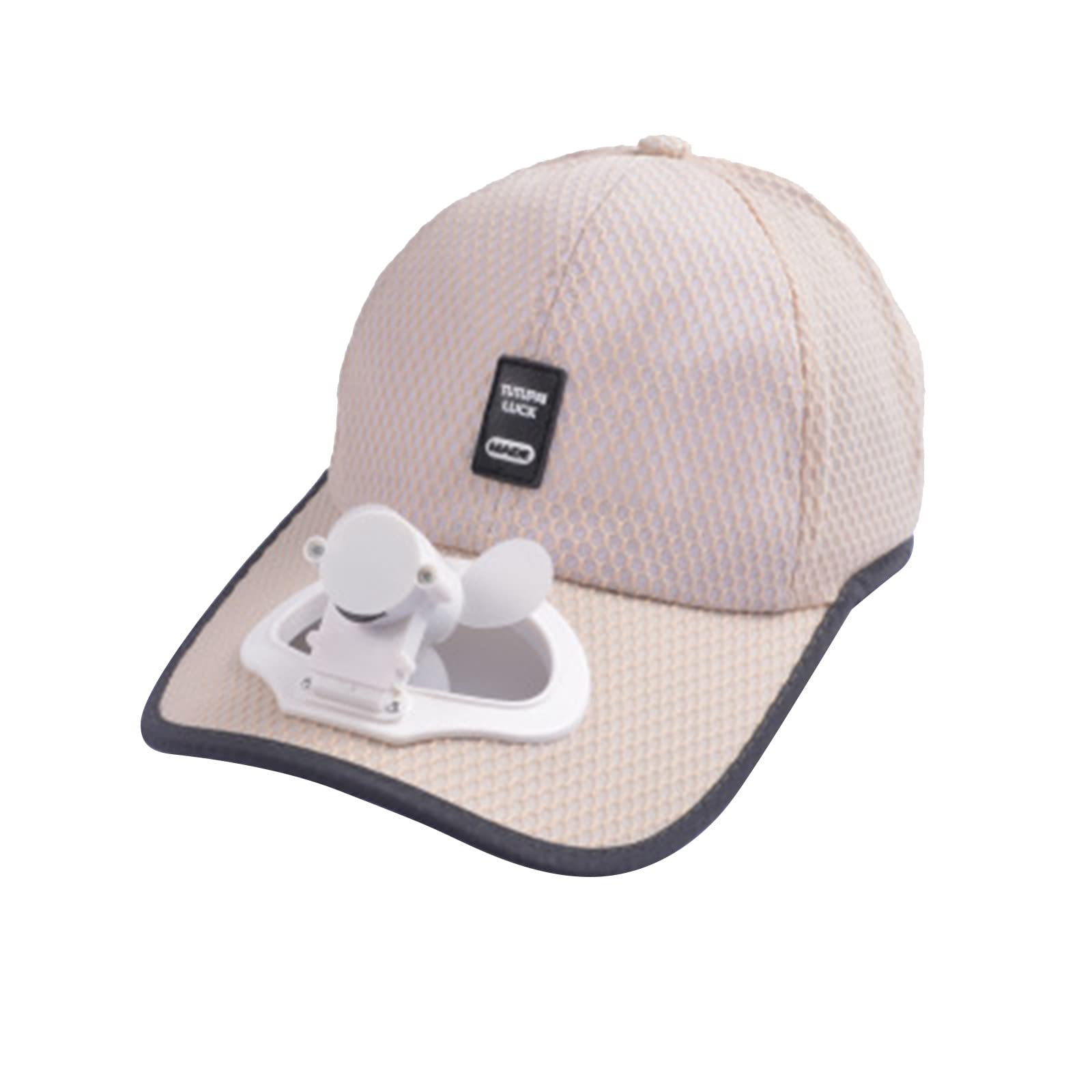 USB Rechargeable Cooling Fan Baseball Cap - Breathable Sun Hat with Built-in Fan for Outdoor Activities, Hiking, and Summer Sports