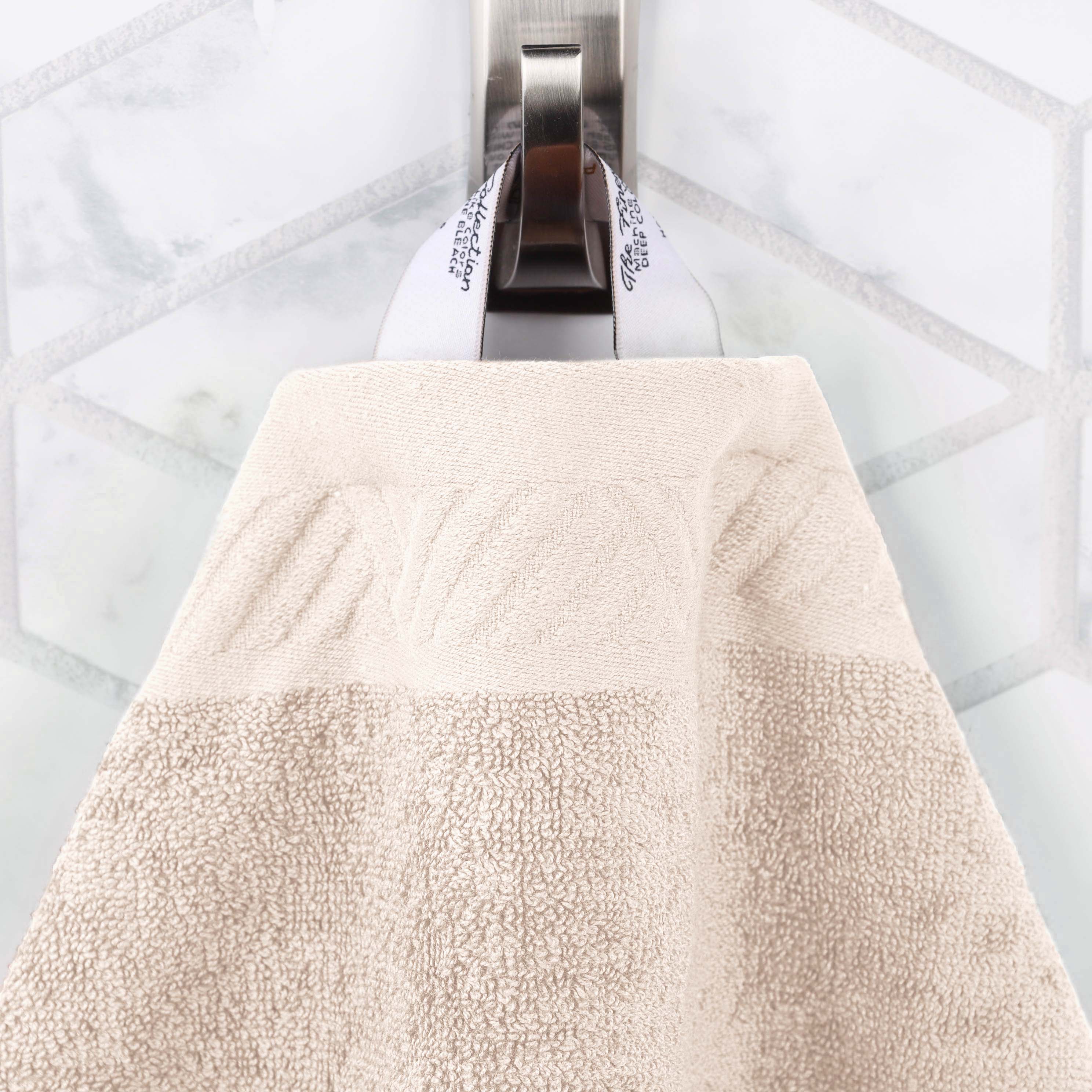 Premium Basketweave Egyptian Cotton 3-Piece Towel Set - Ultra Soft & Absorbent Bath, Beach & Gym Towels for Luxury Spa, Pool & Travel Use