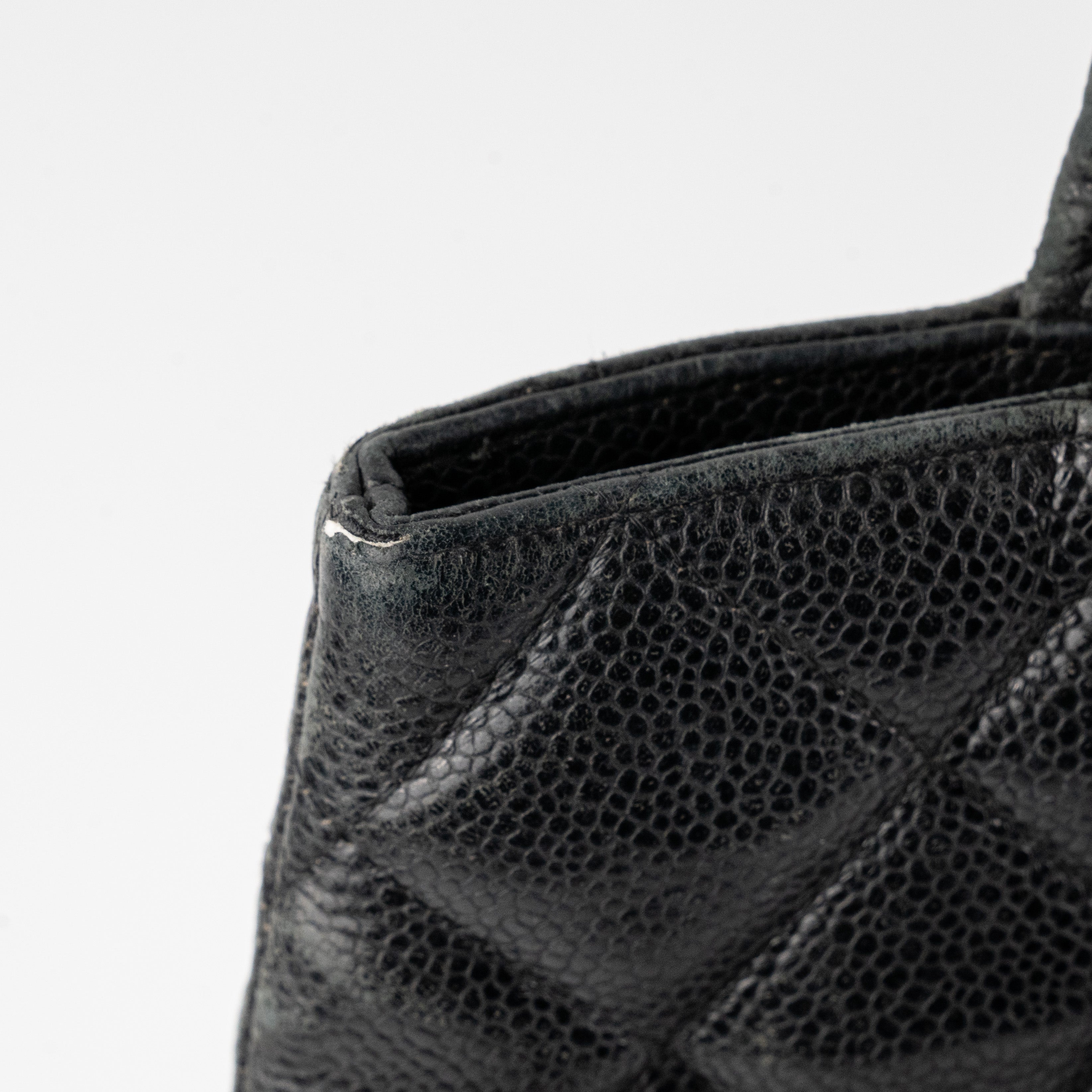 Chanel Black Caviar Leather Medallion Tote Bag - Luxury Designer Handbag for Women, Perfect for Work, Travel & Everyday Use