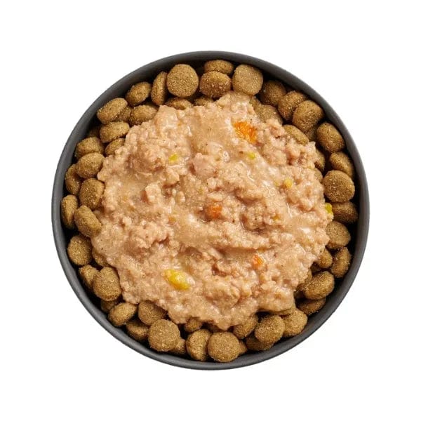 Go! Solutions Booster Tranquility Chicken, Salmon & Duck Stew Dog Food Topper - High Protein Grain-Free Wet Food for Dogs with Anxiety - Perfect for Mealtime Mix-Ins & Picky Eaters