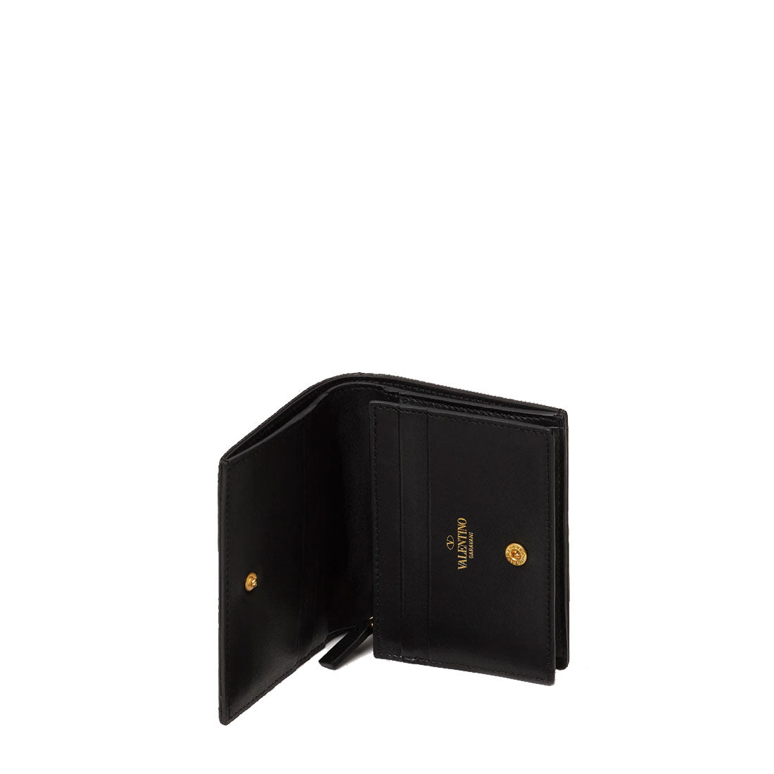 Stylish One Stud French Wallet in Black - Perfect for Everyday Use, Travel & Gifting