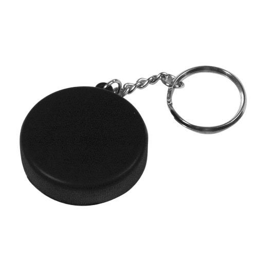 ALPI Hockey Puck Stress Relief Toy - Squeeze Keychain for Anxiety & Fidgeting - Perfect for Office, School, and Travel Stress Management