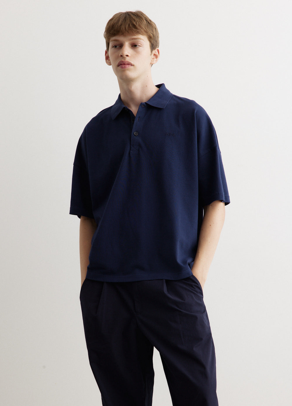 Polo Antoine IAK Dark Navy Cogwz H26212IAK Nvy - Classic Men's Polo Shirt for Casual Wear & Business Casual Outfits