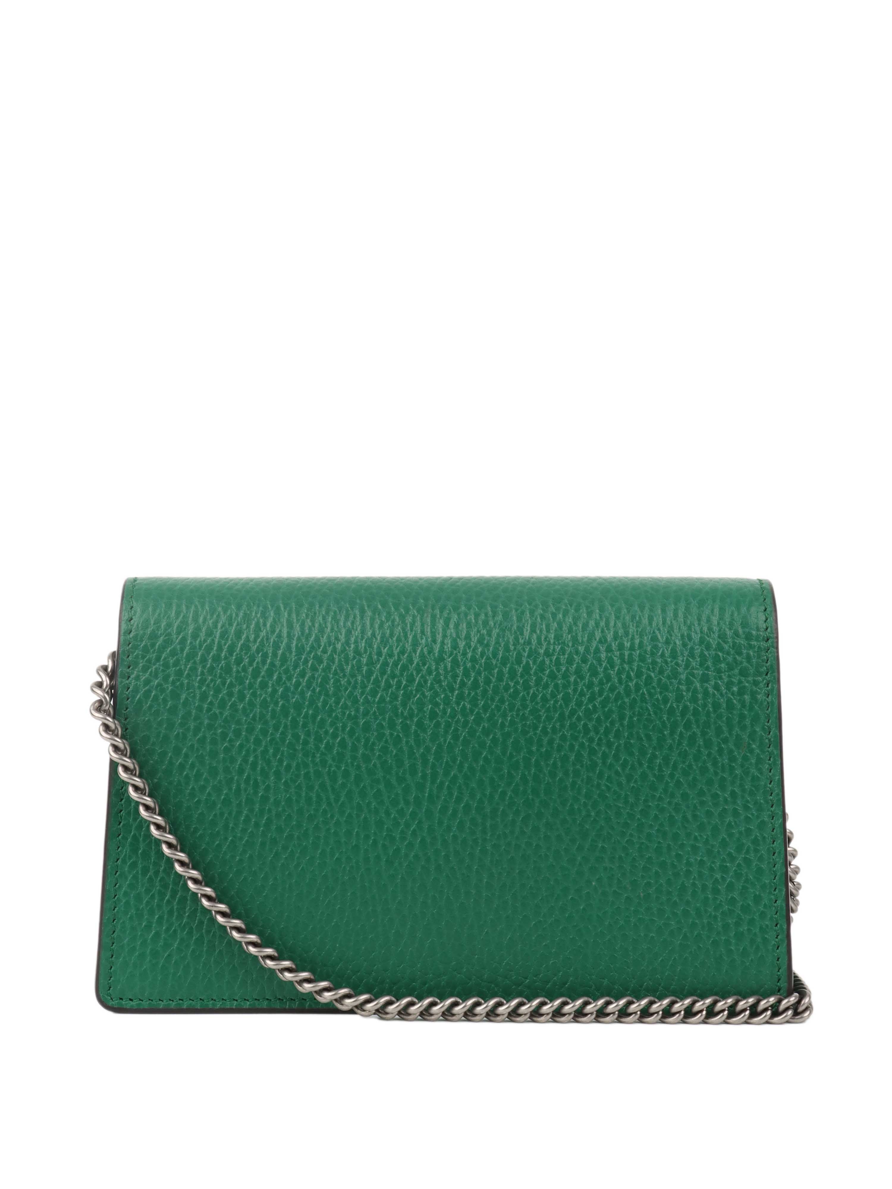 Gucci Green Super Mini Dionysus Crossbody Bag - Luxury Designer Handbag for Women | Perfect for Parties, Date Nights & Everyday Use