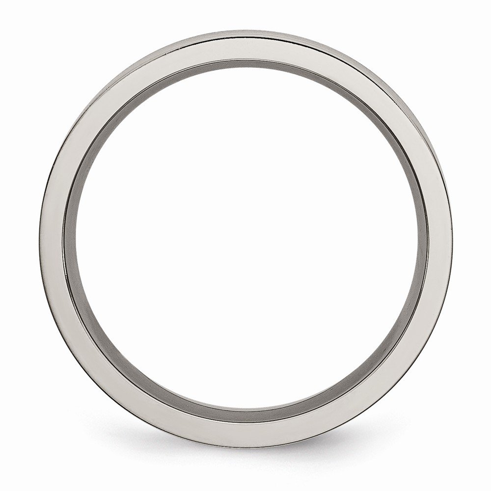 Premium Solid Titanium 6mm Grooved Matte Brushed Wedding Band Ring for Men - Durable, Hypoallergenic Jewelry for Everyday Wear, Anniversary Gifts & Special Occasions